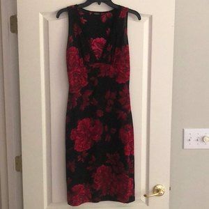 V-neck lightweight stretchy dress